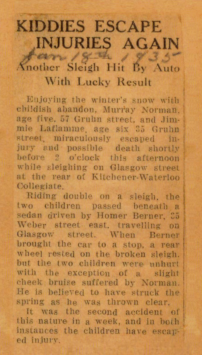 1935-moe-norman-sledding-injury-1935