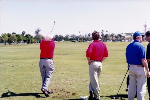 Todd Graves watching Moe Norman