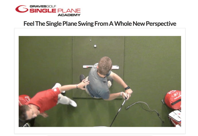 Single Plane Golf Swing
