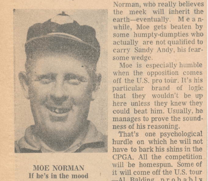 Moe Norman